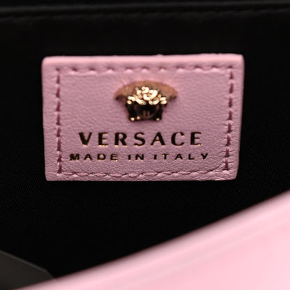 Versace Smooth Calfskin Palazzo Chain Evening Bag Pink 6 of 13