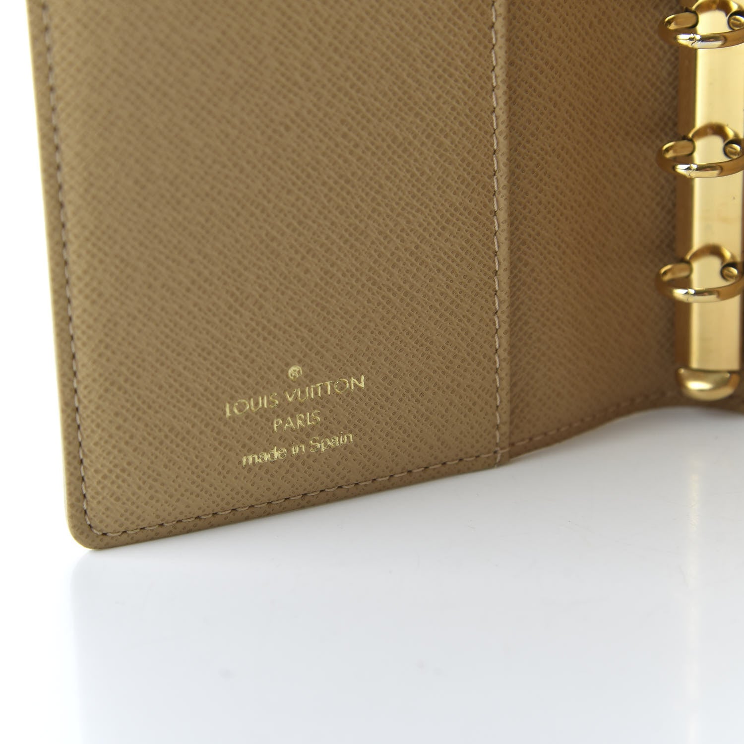 Louis Vuitton Damier Azur Illustre Small Trunks Labels Ring Agenda Cover 8 of 10