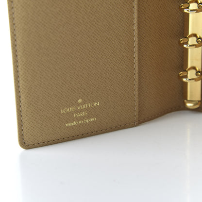 Louis Vuitton Damier Azur Illustre Small Trunks Labels Ring Agenda Cover 8 of 10