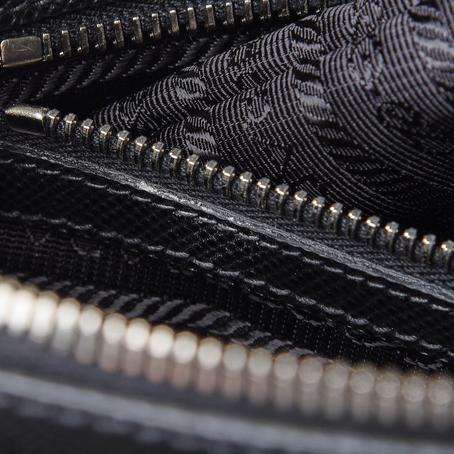 Prada Saffiano Flat Messenger Bag Black 9 of 9