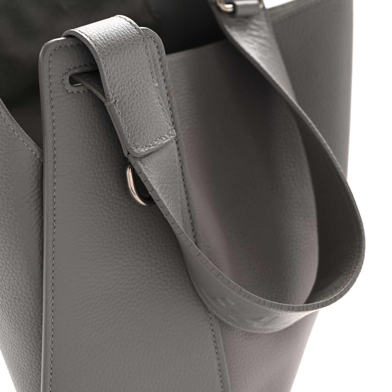 Balenciaga Calfskin Logo Embossed Small Tool 2.0 North-South Tote