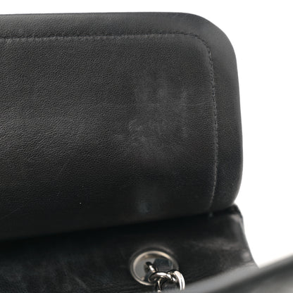 Chanel Lambskin Quilted Medium Double Flap Black 12 of 13