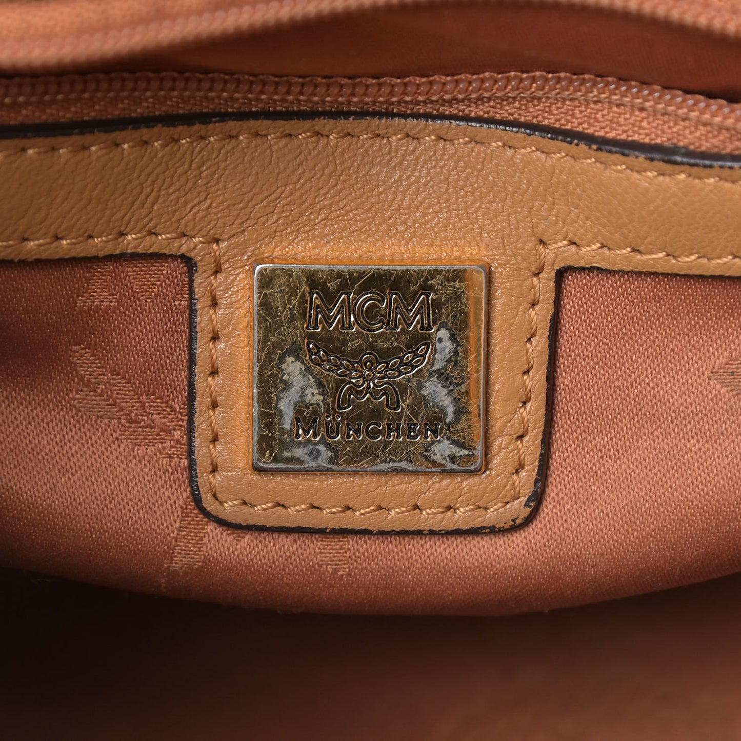 Visetos Crossbody Flap Messenger Cognac