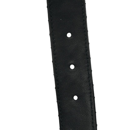 Gucci Calfskin Trapuntata Zumi 30mm Belt 75 30 Black 4 of 4