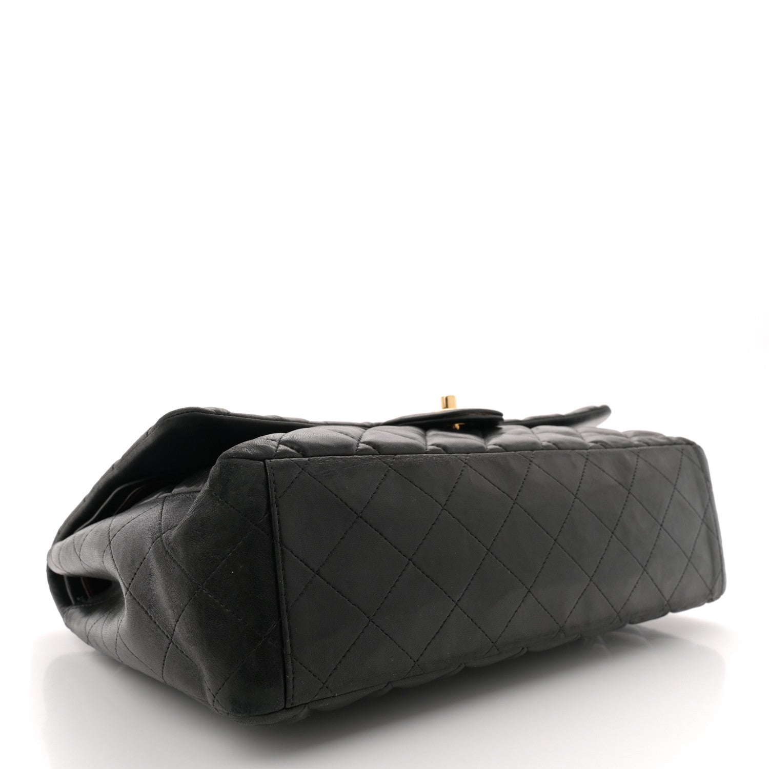 Chanel Lambskin Quilted Maxi Double Flap Black 4 of 14