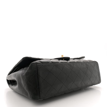 Chanel Lambskin Quilted Maxi Double Flap Black 4 of 14