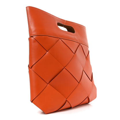 Bottega Veneta French Calfskin Small Slip Tote Orange 3 of 9