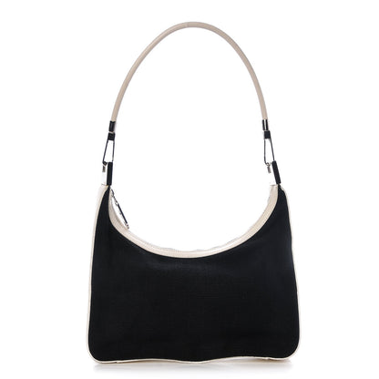 Gucci Canvas GG Hobo Black White 1 of 12