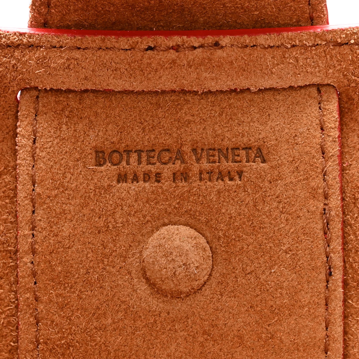 French Calfskin Small Shell Bag Chili Tomato