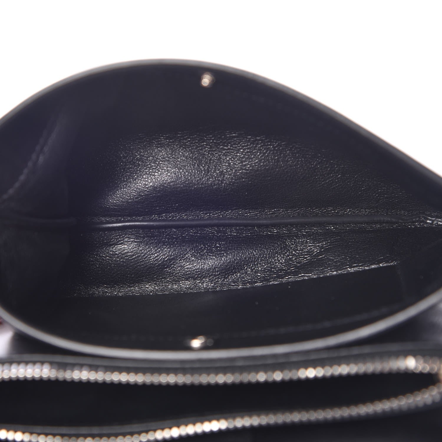 Saint Laurent Calfskin Monogram Tri Pocket Crossbody Bag Black 8 of 10