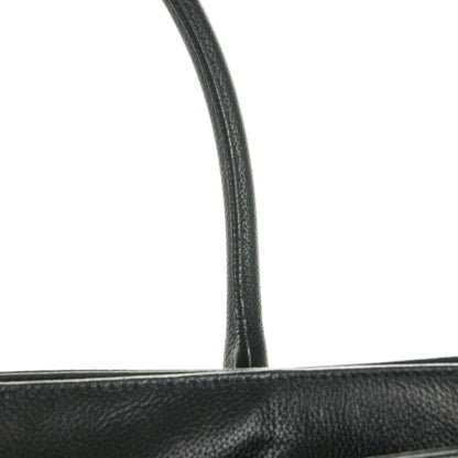 Chanel Calfskin Cerf Executive Shopper Tote Black 17 of 18