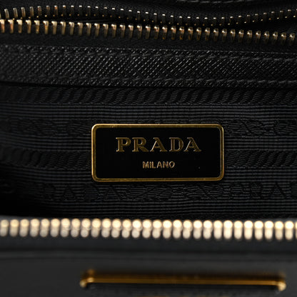 Prada Saffiano Small Galleria Double Zip Tote Black 5 of 13