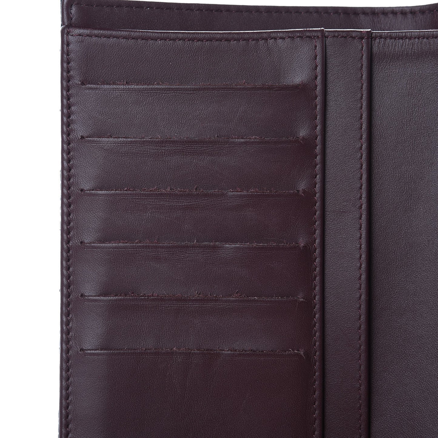 Caviar Quilted Long Flap Wallet Black