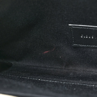 Saint Laurent Grain De Poudre Textured Mixed Matelasse Triquilt Monogram Clutch Blanc Vintage 10 of 17