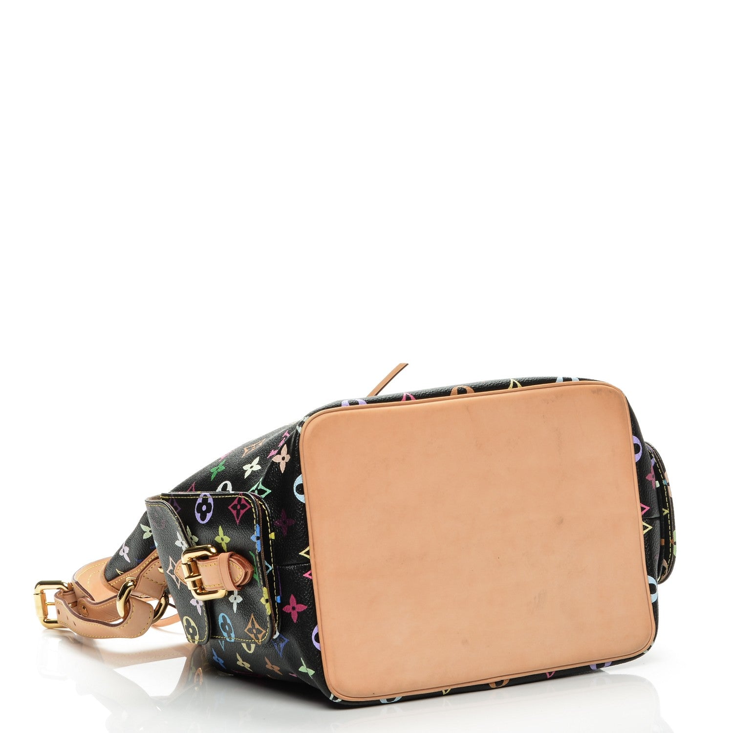 Louis Vuitton Monogram Multicolor Petit Noe Black 4 of 7