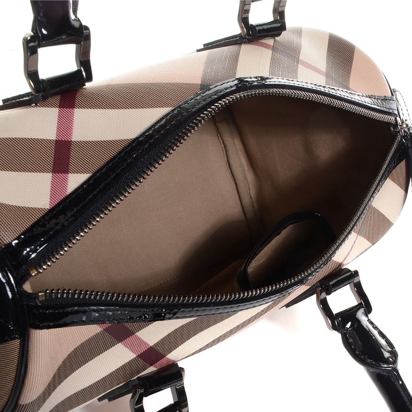 Nova Check Small Chester Bowling Bag Black