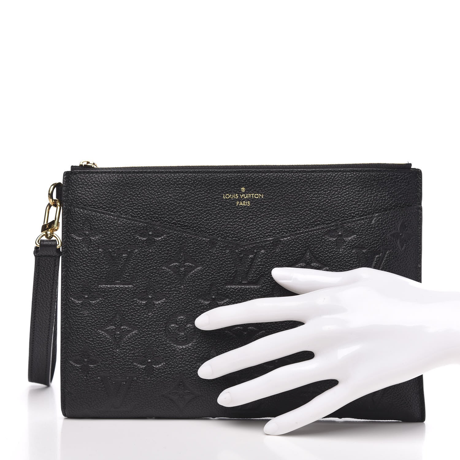 Louis Vuitton Empreinte Pochette Melanie MM Black 2 of 9
