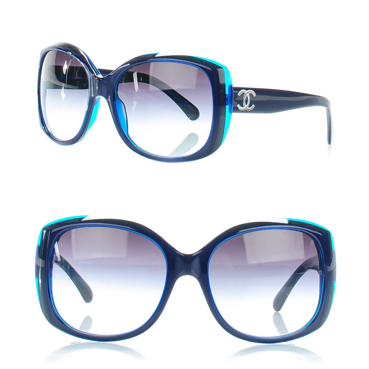 Chanel CC Sunglasses 5183 Blue 1 of 7