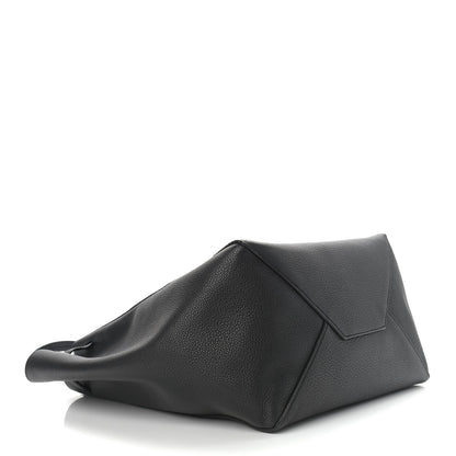Celine Soft Grained Calfskin Small Belt Cabas Phantom Black 4 of 16