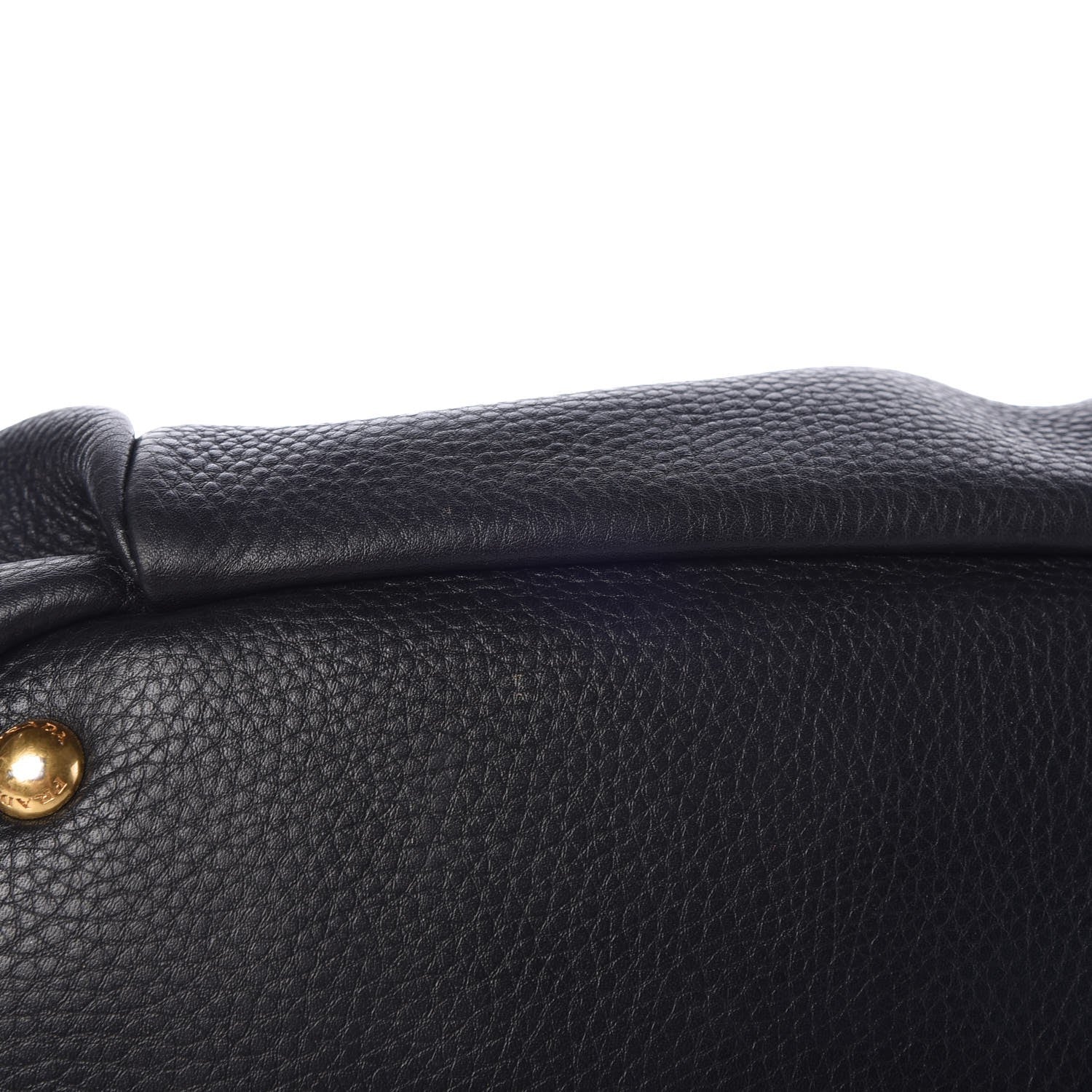 Prada Vitello Daino Tote Black 11 of 16