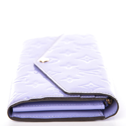 Louis Vuitton Vernis Sarah Wallet NM Lilac 9 of 13