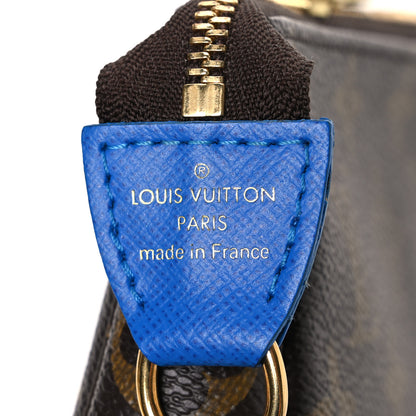 Louis Vuitton Monogram 2019 Christmas Animation Mini Venice Pochette Accessories Blue 6 of 7