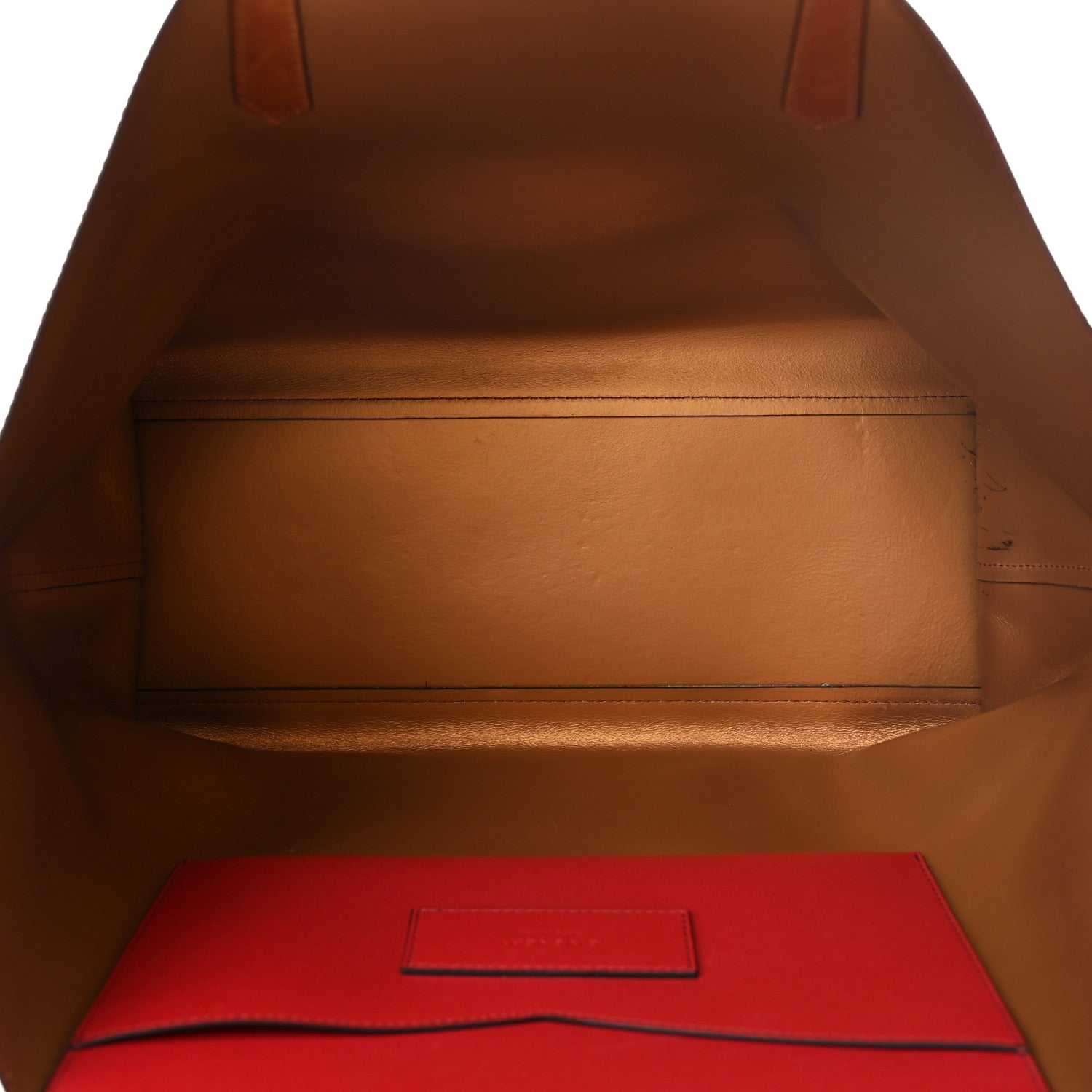 Givenchy Calfskin Medium GV Shopper Tote Dark Red 5 of 10