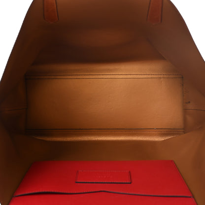 Givenchy Calfskin Medium GV Shopper Tote Dark Red 5 of 10