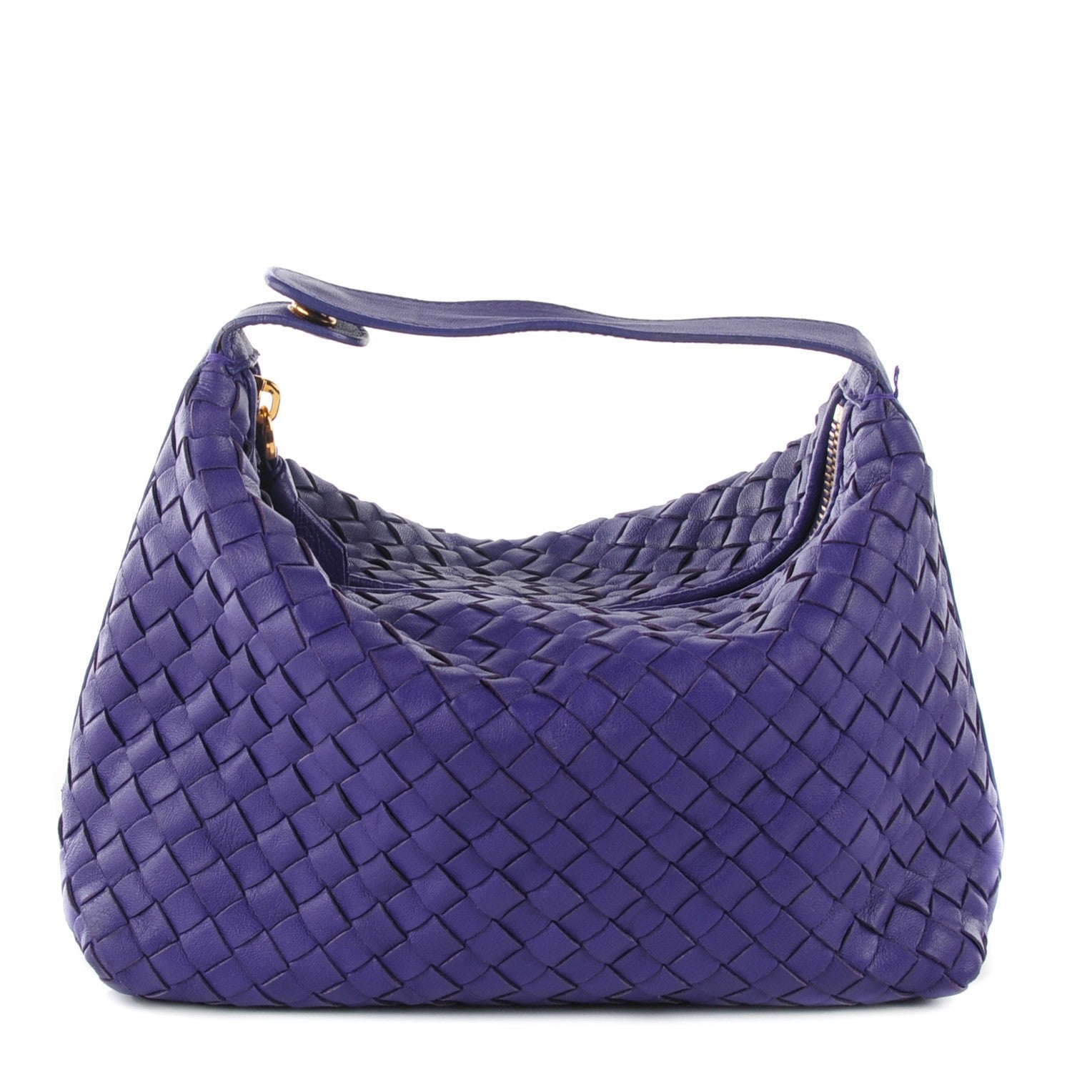 Bottega Veneta Nappa Intrecciato Cosmetic Case Violet 1 of 10
