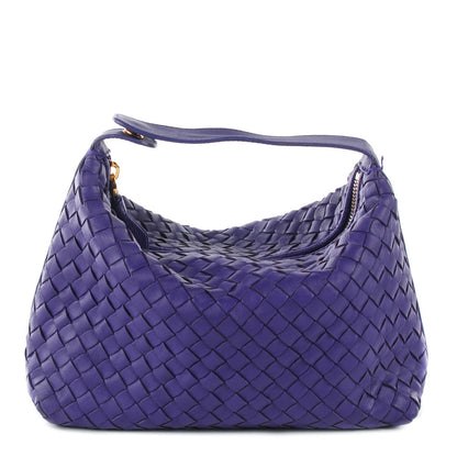Bottega Veneta Nappa Intrecciato Cosmetic Case Violet 1 of 10