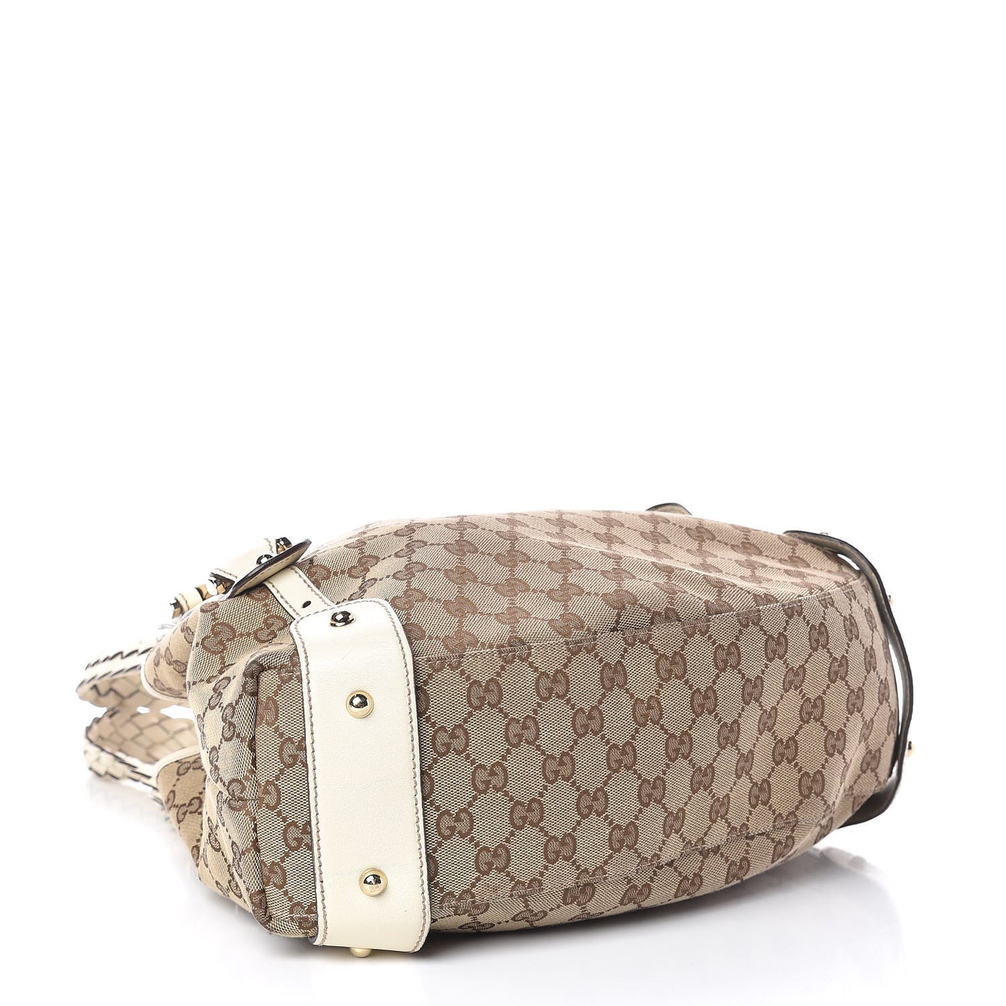Monogram Small Pelham Shoulder Bag Off White