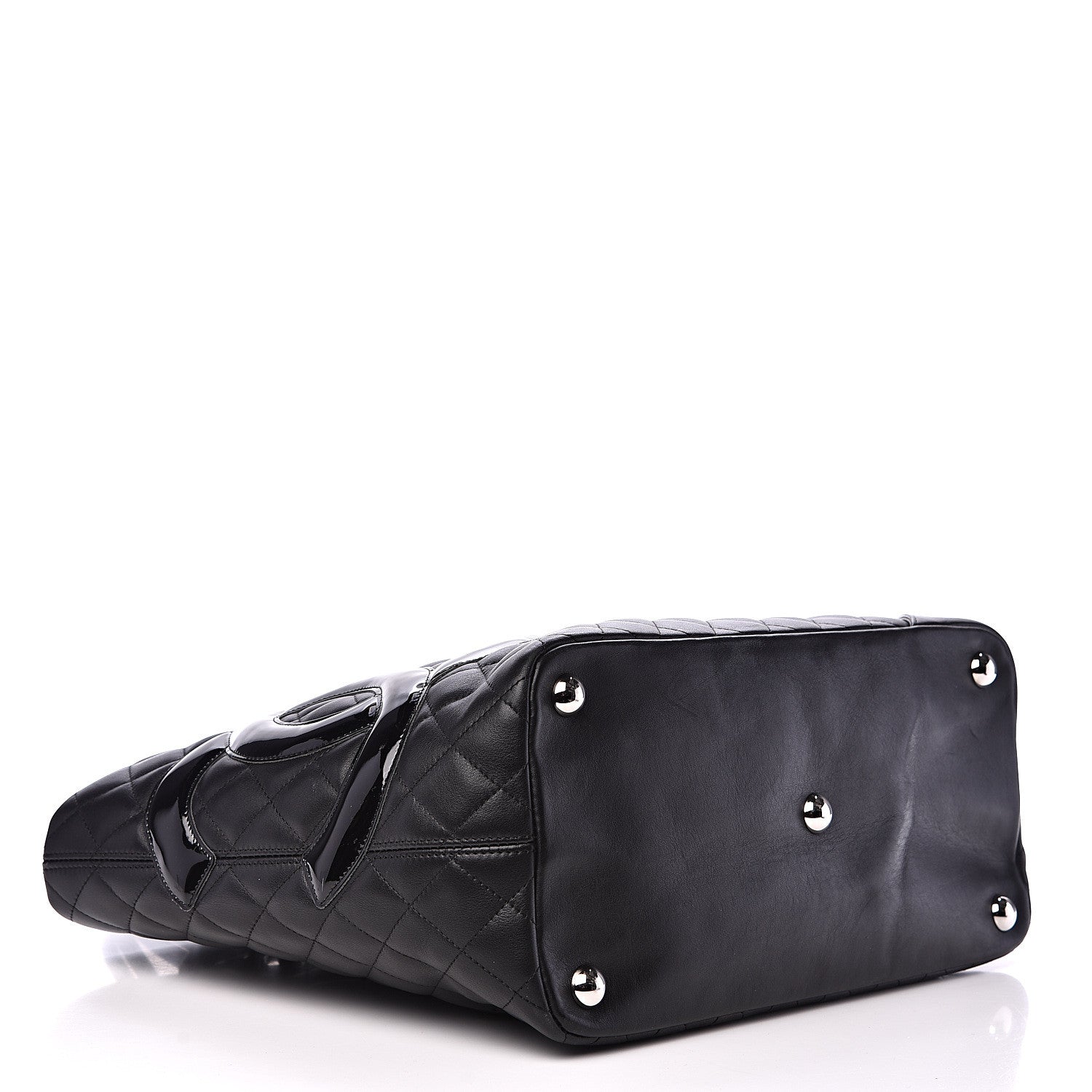 Chanel Calfskin Quilted Large Cambon Tote Black 3 of 12