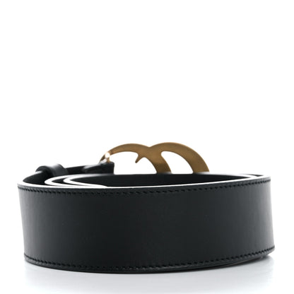 Gucci Calfskin Double G 40mm Belt 75 30 Black 2 of 6