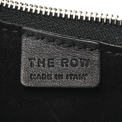 The Row Smooth Calfskin Half Moon Shoulder Bag Black 6 of 9