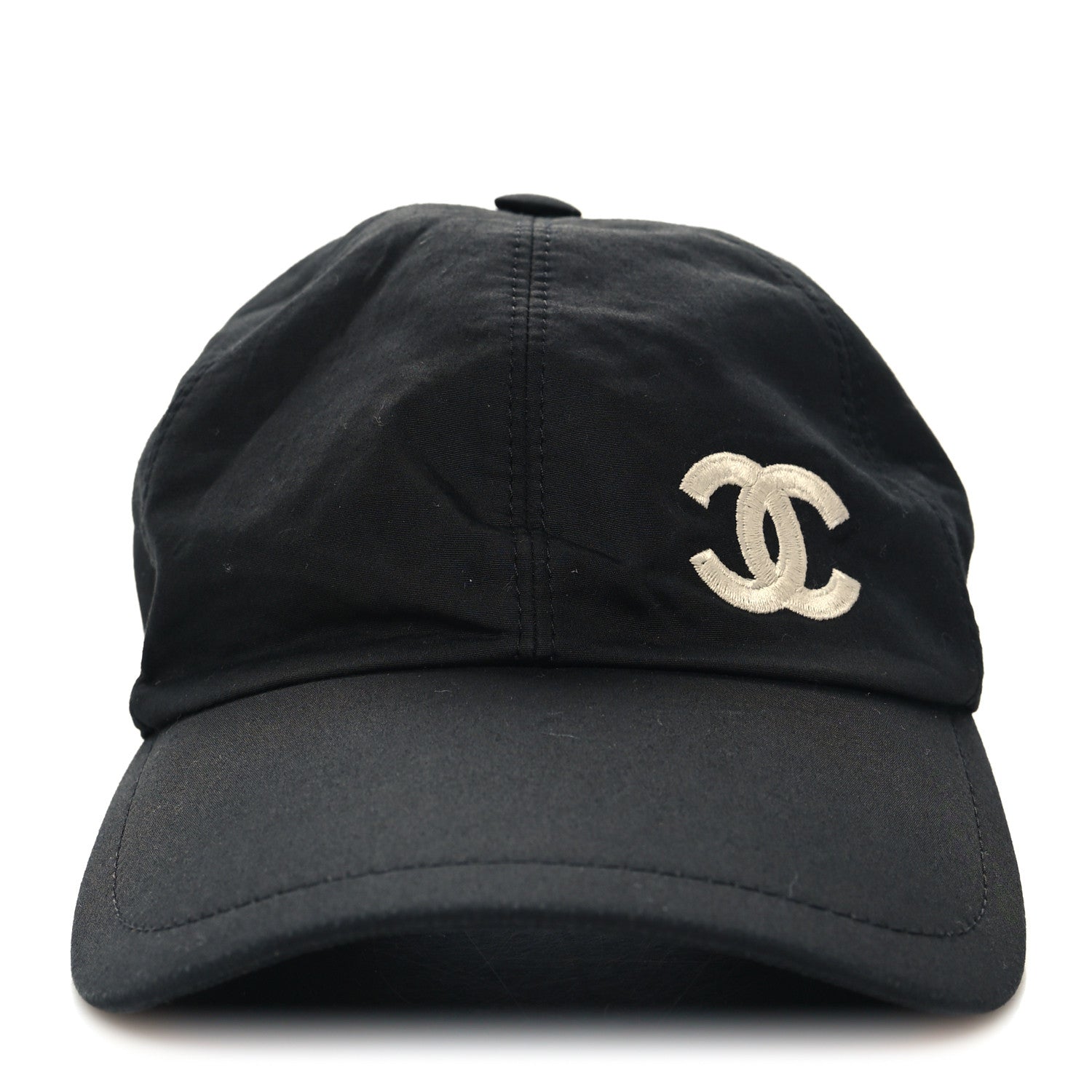 Chanel Cotton CC Cap Hat Black 3 of 9
