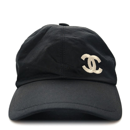 Chanel Cotton CC Cap Hat Black 3 of 9
