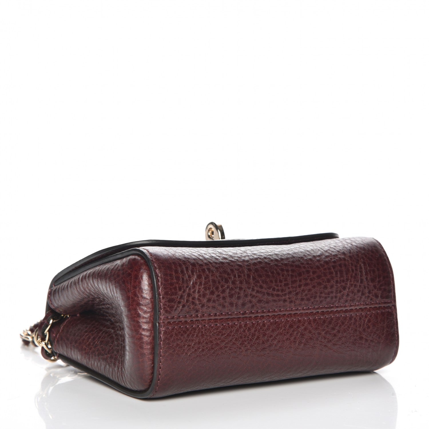 Mulberry Natural Calfskin Mini Lily Oxblood 4 of 7
