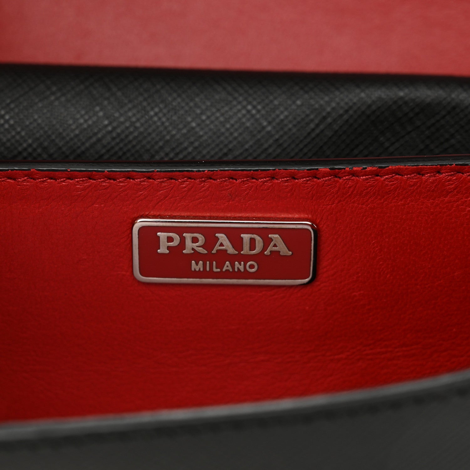 Prada Saffiano Lux Mini Sound Crossbody Black 6 of 12
