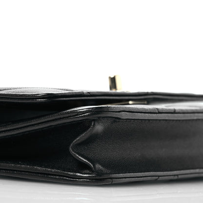 Chanel Lambskin Quilted Trendy CC Wallet On Chain WOC Black 10 of 12