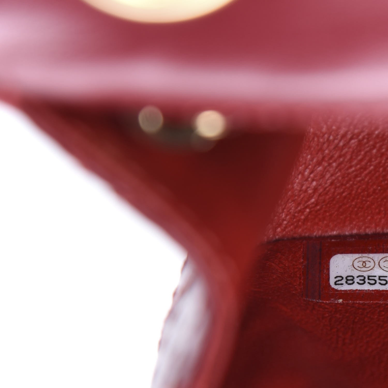 Chanel Aged Calfskin Quilted 2.55 Reissue Mini Flap Red 9 of 11