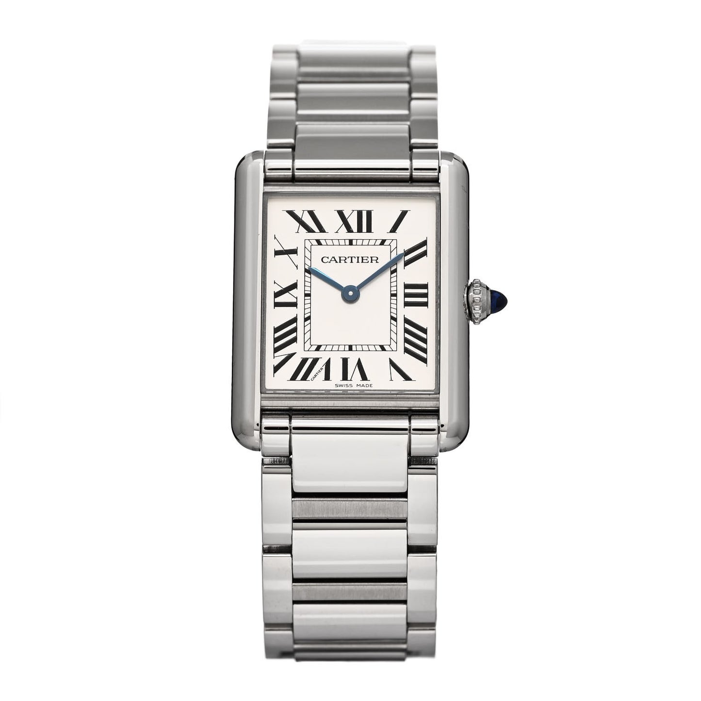 Stainless Steel 25mm Must de Cartier Tank Quartz Watch
