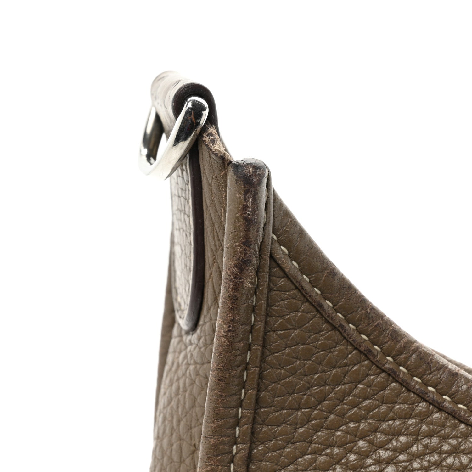 Hermes Taurillon Clemence Evelyne III PM Etoupe 14 of 25