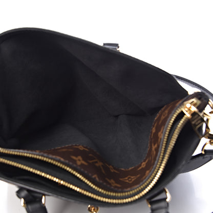 Louis Vuitton Monogram Flower Zipped Tote PM Black 6 of 13