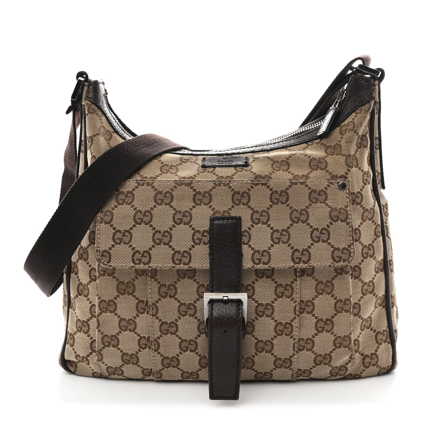 Monogram Messenger Bag Dark Brown