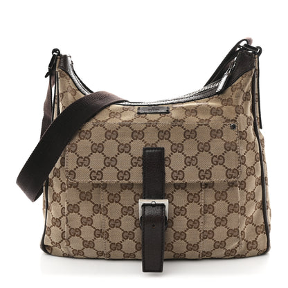 Gucci Monogram Messenger Bag Dark Brown 1 of 13