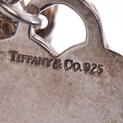 Tiffany Sterling Silver Heart Tag Charm Bracelet 5 of 8