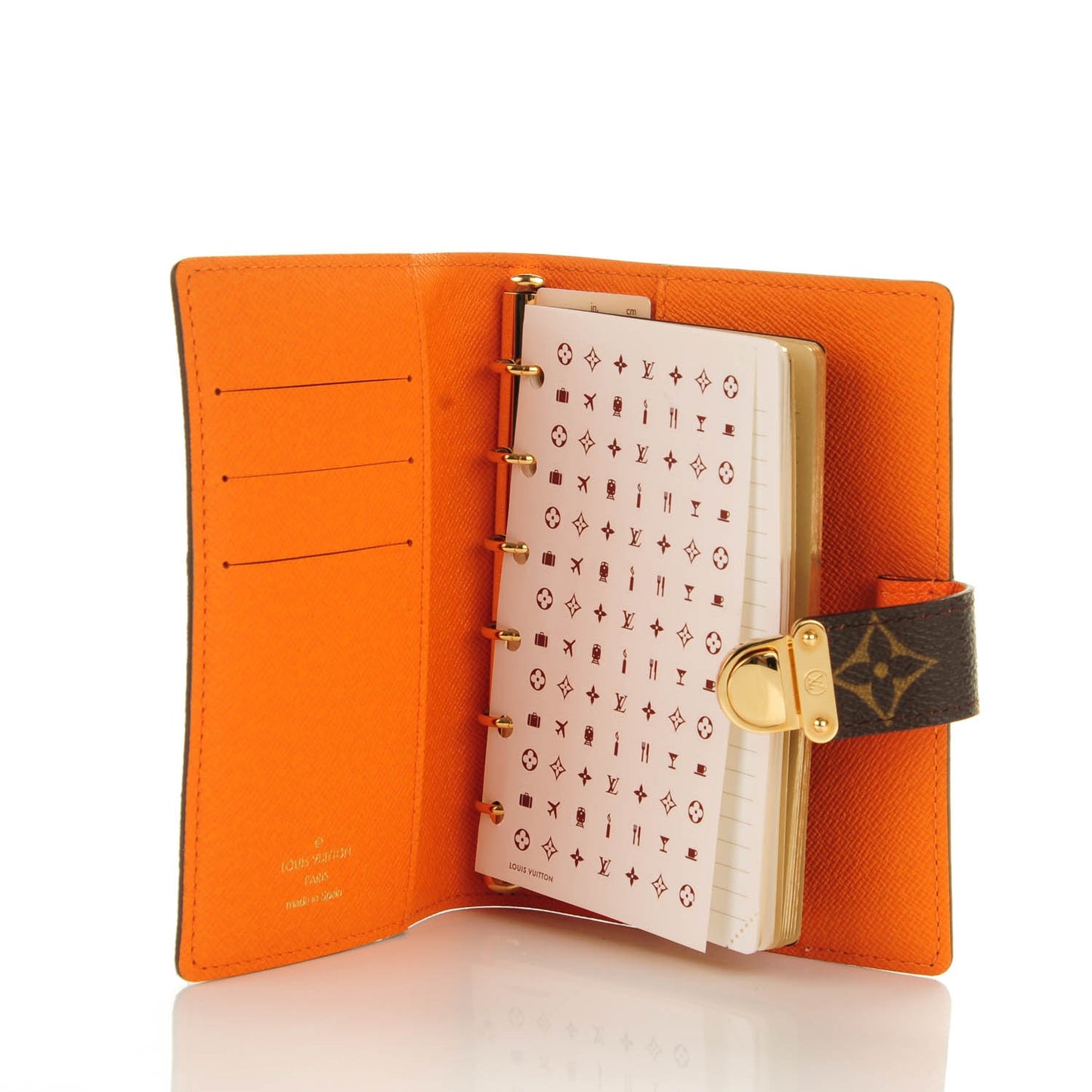 Monogram Koala Small Ring Agenda Orange
