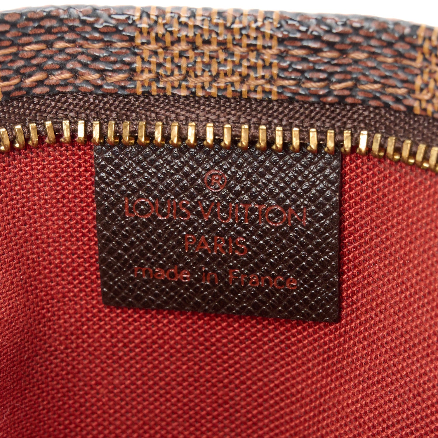 Louis Vuitton Damier Ebene Trousse Make Up Bag Pochette 6 of 12