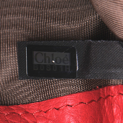 Chloe Leather Marcie Continental Flap Wallet Red 5 of 8