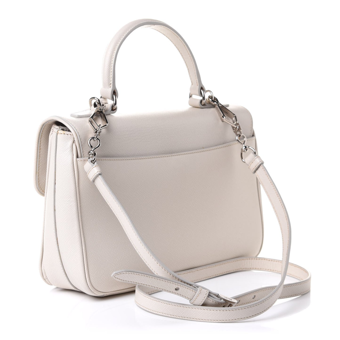Saffiano Lux Sound Top Handle Pomice